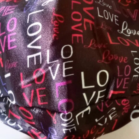 NEW Mulberry Satin Love Face Mask Set of 3 - Picture 6 of 7